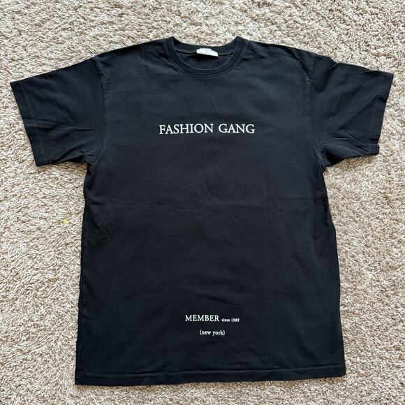 Ih Nom Uh Nit Paris Fashion Gang Black T-Shirt NUW18 Men’s Size M Made In Italy - Picture 1 of 7